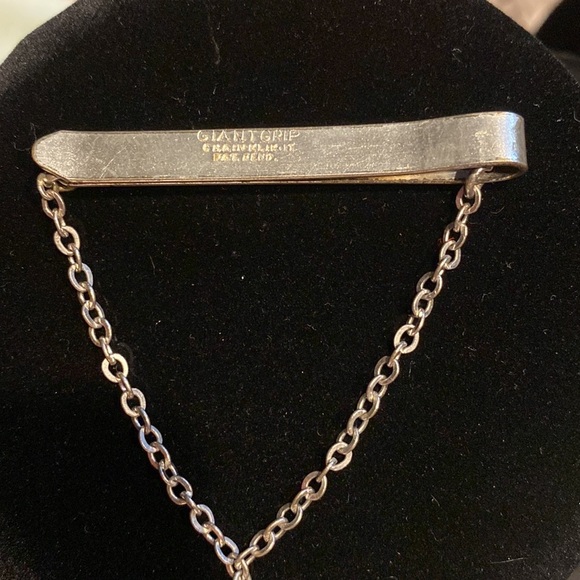 Vintage Men’s Tie Clip Giant Grip Chain Klik-It Pat. Pend.​ - Picture 3 of 5
